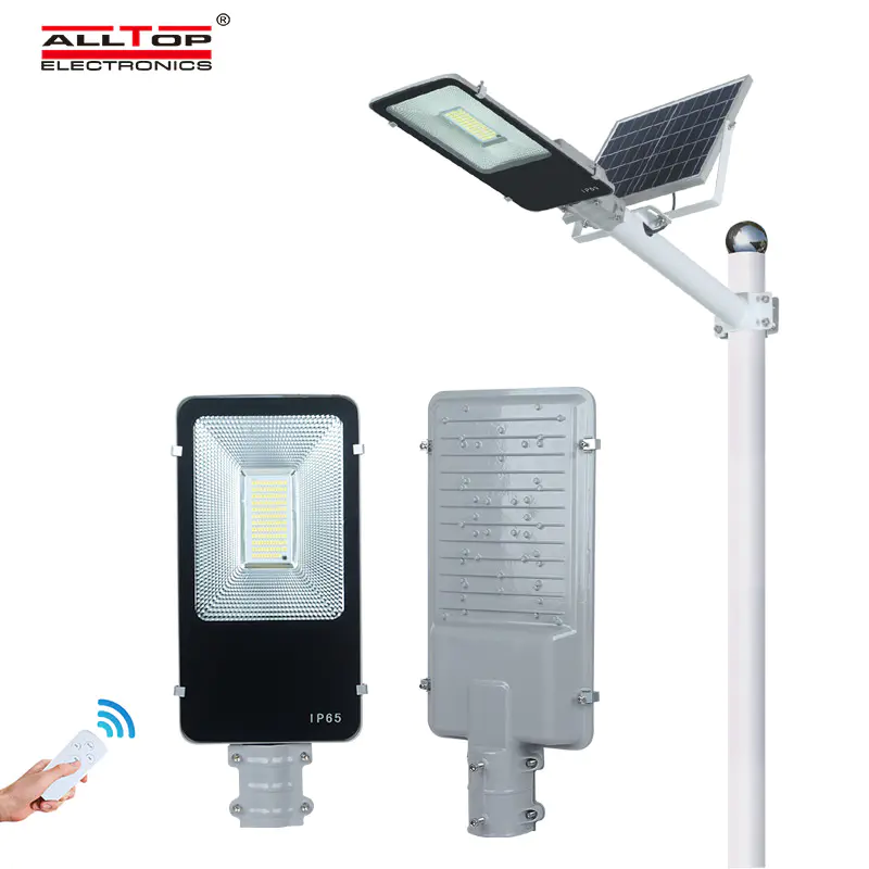 ALLTOP Bridgelux smd waterproof outdoor lighting ip65 100w solar led street light