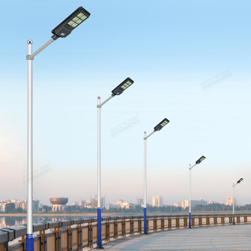 Newest Arrived outdoor waterproof lighting IP65 200w 300w 450w PIR sensor integrated led solar street light