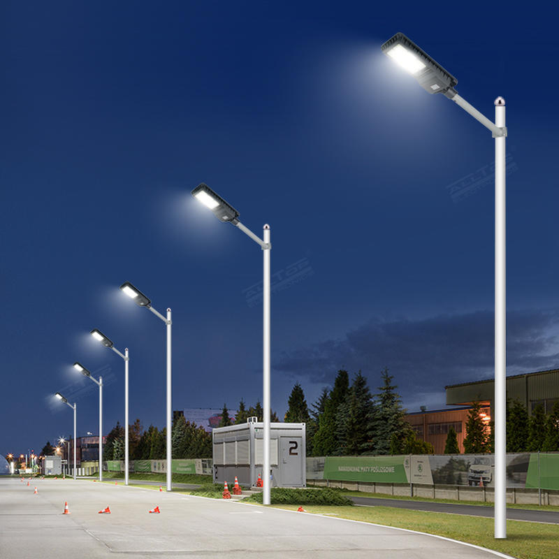 Energy Saving outdoor lighting smd Ip65 aluminium alloy 200w 300w 450w All In One Led Solar Street Light