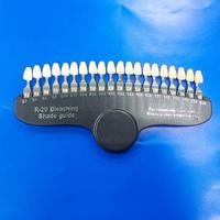 New aluminum box packing teeth whitening 3D shade guide 20 shades