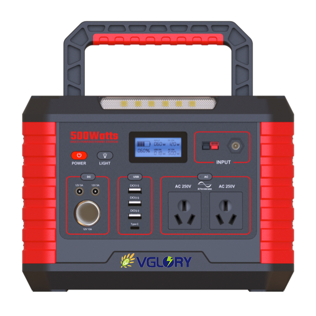 great environmental emergency 1000w portable power battery bank box 12v with ac outlet