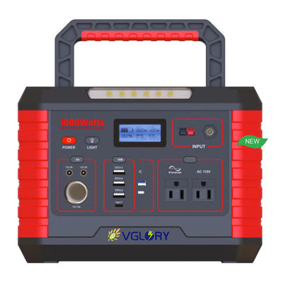 Hot Sale Rv Latest 273000mah 1000w Unique Design Camping 1000wh 18650 Lithium Battery Power Station