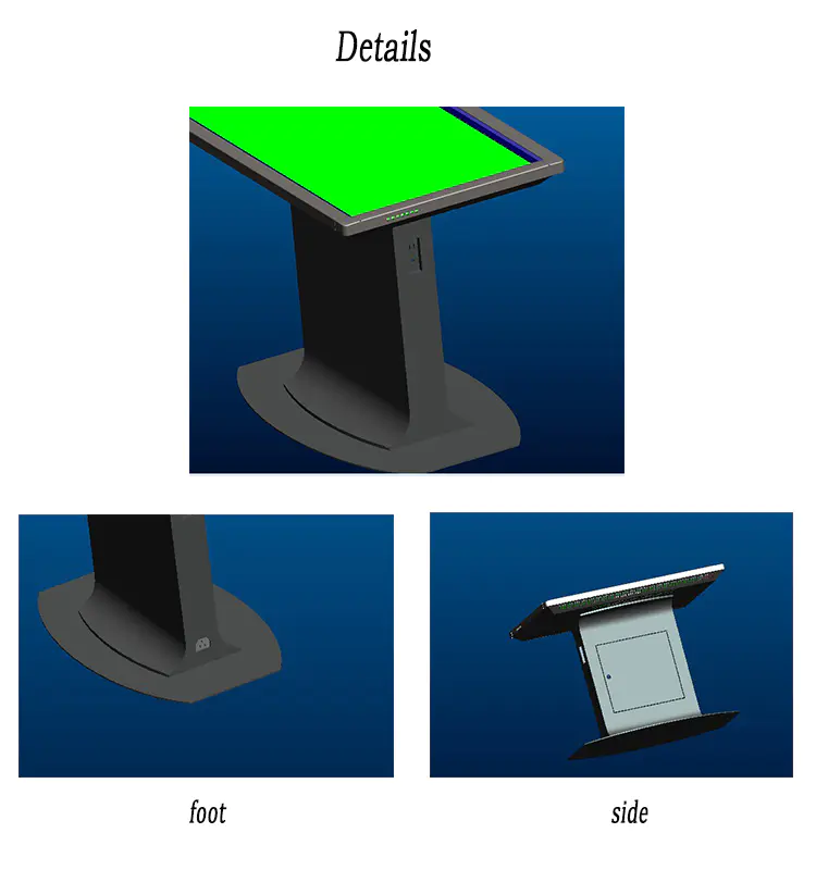 Factory Price Wholesale Customized Display Kiosk 50 Inch Touch Table For Game Conference Restaurant With Software