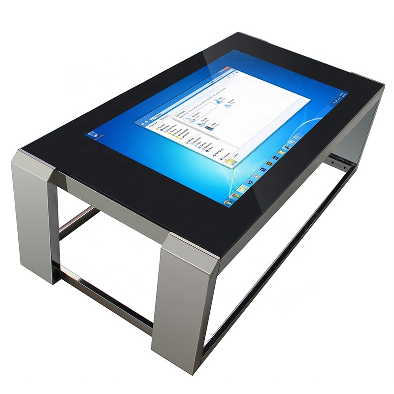 New Design Lcd Information Kiosk Touch Screen Displays Interactive Table With Indoor Design 10 Points Touch Full Hd Resolution