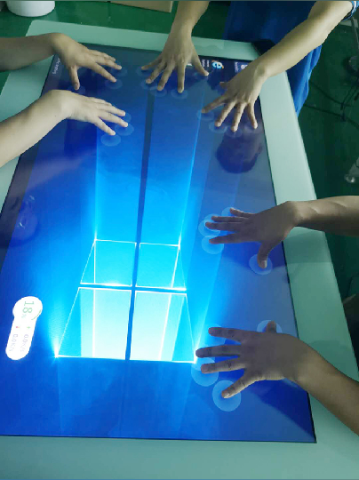 Customize Game LED Capacitive Touch Screen Conference Computer Interactive Coffee Table
