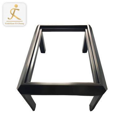 square shaped metal stainless steel coffee table base legs for glass table unique modern patio small dinning table legs