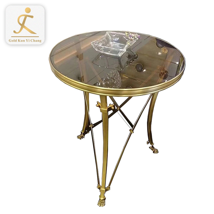 customized stainless steel glass table base outdoor cafe crossed x shaped design table leg