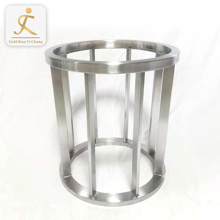 Bases de metal para mesas glass office table sliver metal legs stainless steel bent metal table legs