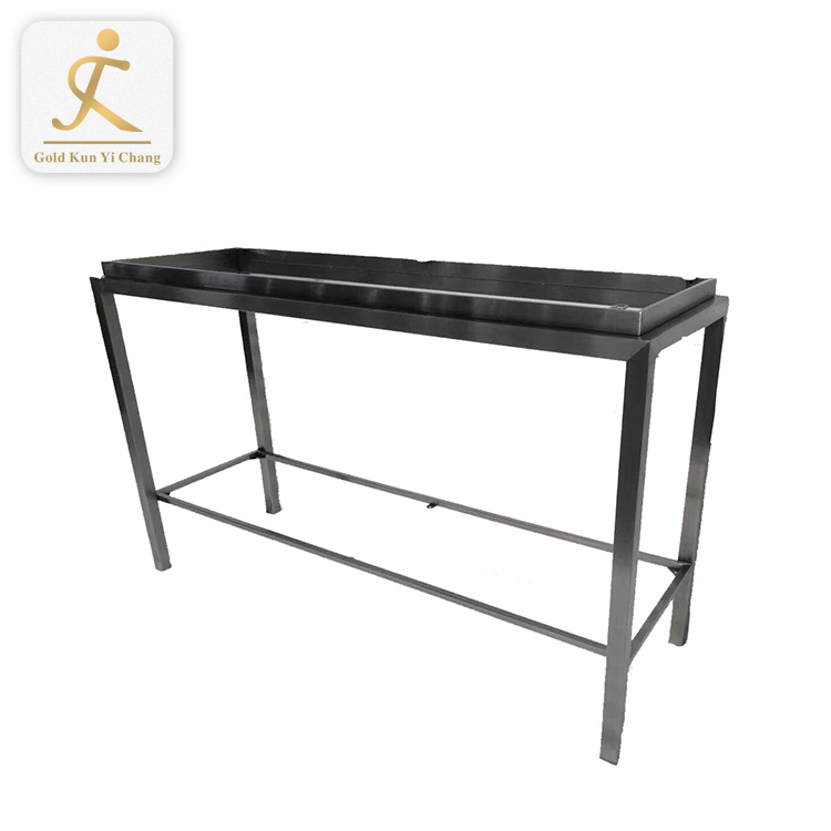 silver dining table steel legs metal garden short bistro side table legs fixing legs to glass table