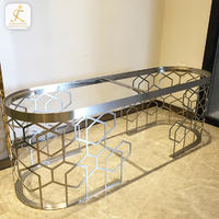 New design silver metal table legs furniture table base stainless steel dining table base custom