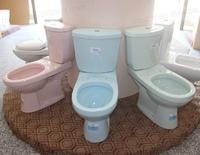 Bathroom sanitary washdown separated color s trap close coupled toilet