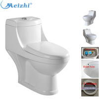 M-7011 Restroom one piece water save flush toilet bowl