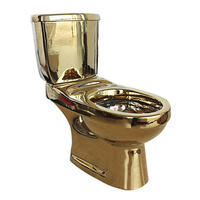 Chaozhou ceramic toilet bowl gold color