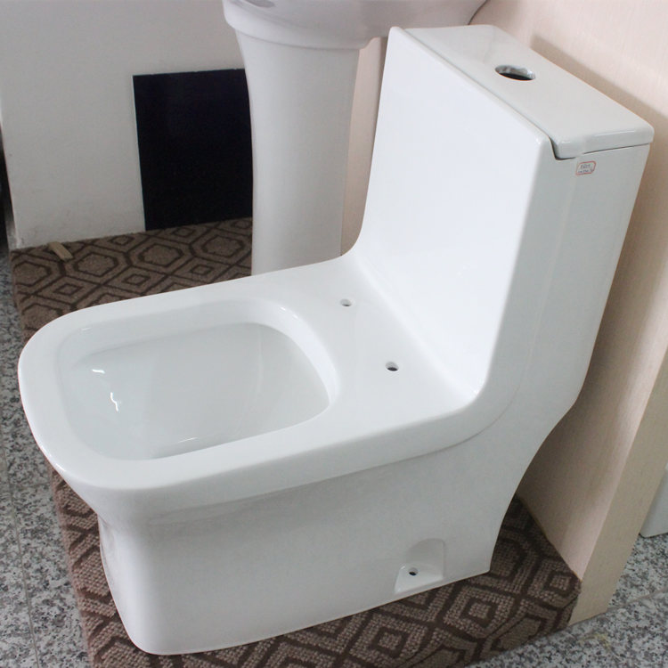 Heated floor mounted ceramics toilet commode