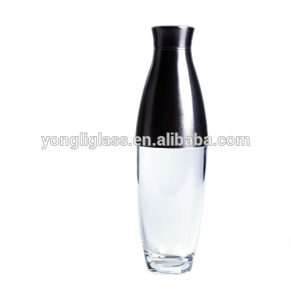 New product hot selling 450ml transparent glass shaker, custom logo shaker bottle, cocktail glass shaker for bar