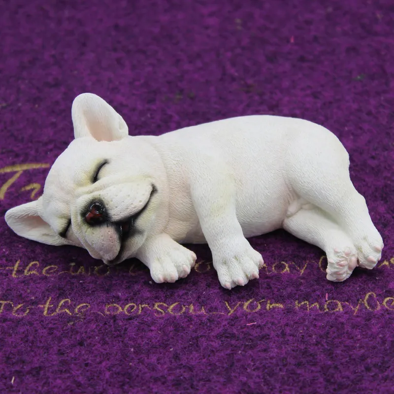 15 cm Length Car Decoration French Bulldog Figurines 15Lx8.5Wx6H