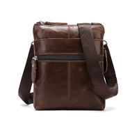 Wholesale New Design Men Leather Small Luxury Crossbody Bag for Man Schoolboy Online