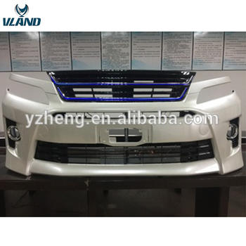 VLAND Factory wholesale price front bumper for ALPHARD VELLFIRE 2007 2009 2011 2014 from bumper plus grille