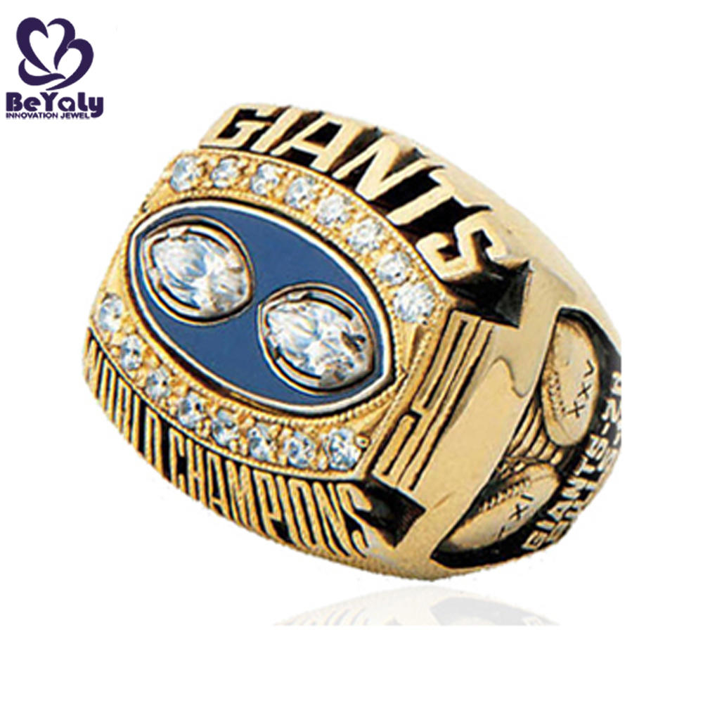 product-Gold Plated New York Giants different types stones rings-BEYALY-img-3