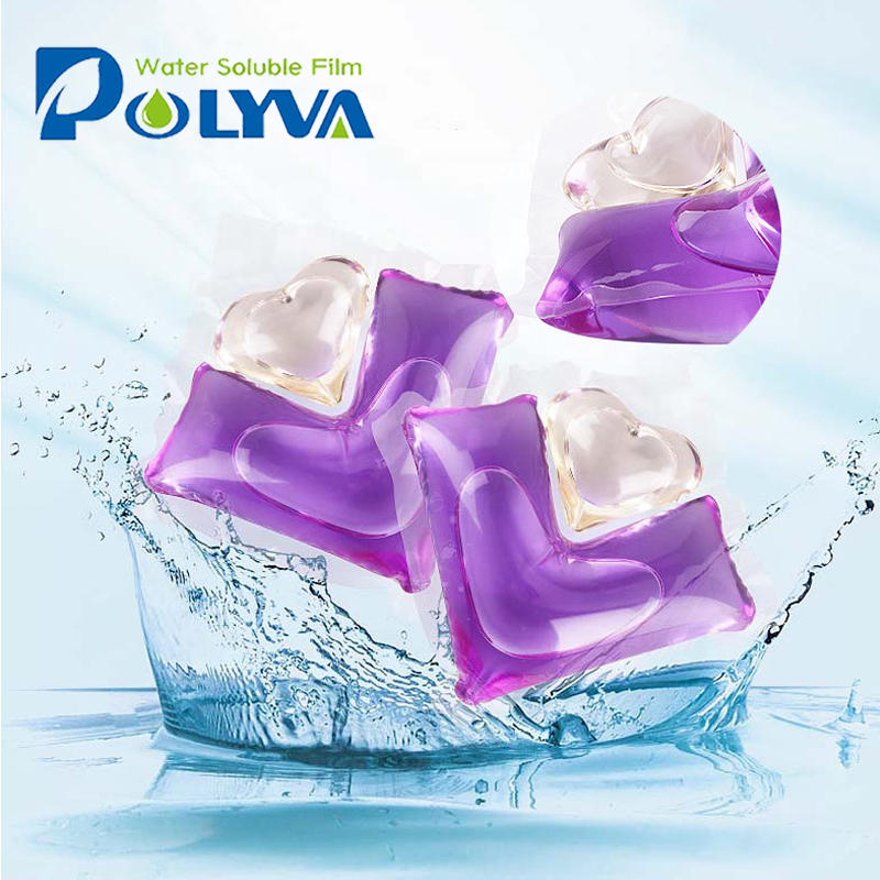 Polyva concentrated colorful laundry liquid detergent pods beads