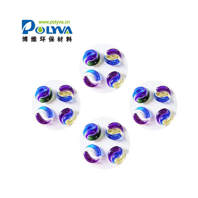 Factory SupplyDifferent Colors Water Soluble Fragrance Detergent Liquid Laundry Pods