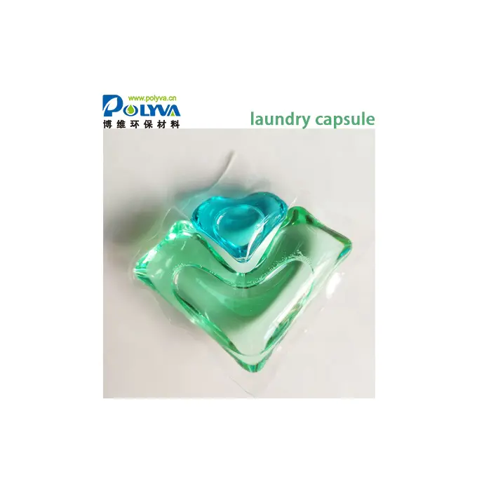 POLYVA OEM 15g heart shape washing capsules household laundry capsule