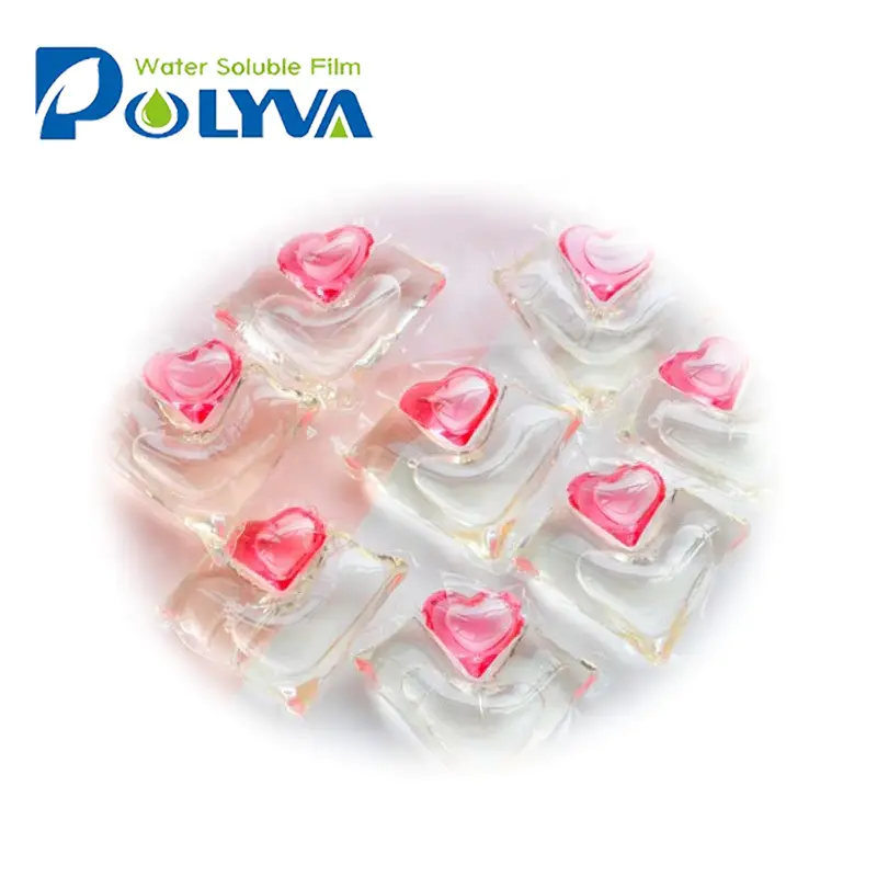 high quality water soluble film packing laundry capsules