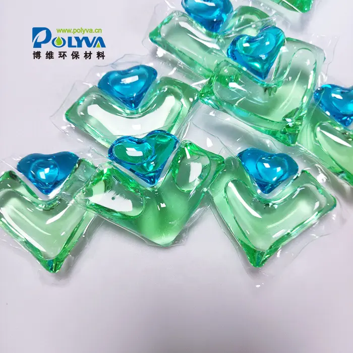 PVAdishwasher tablets household clean product item water soluble laundry liquid detergent pod for cloth washing