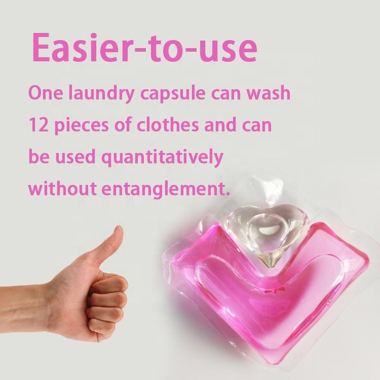 15g Efficient cloth washing pods liquid laundry detergent pods