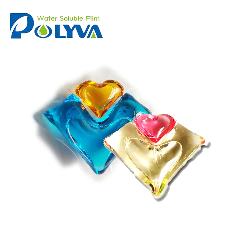 Polyva 2 in 1 liquid detergent capsules beads