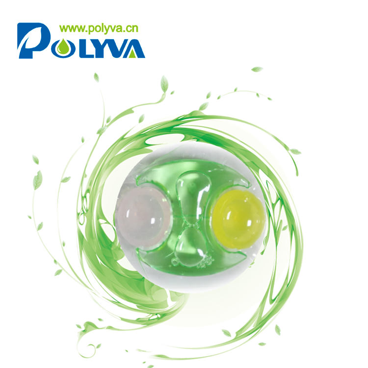 Polyva10g-30g OEM washing detergent capsulesliquid laundry pods detergent Natural detergent pods