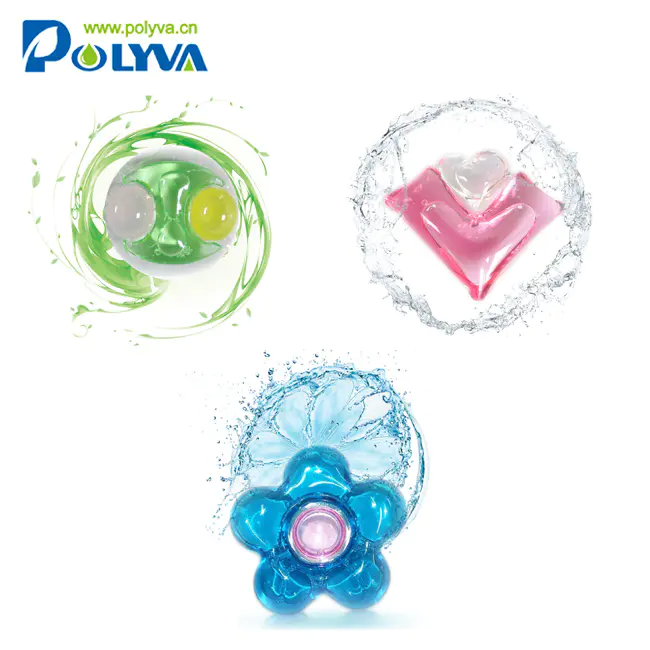 New OEM design water soluble laundry detergent pod scented beads washing dash liquid