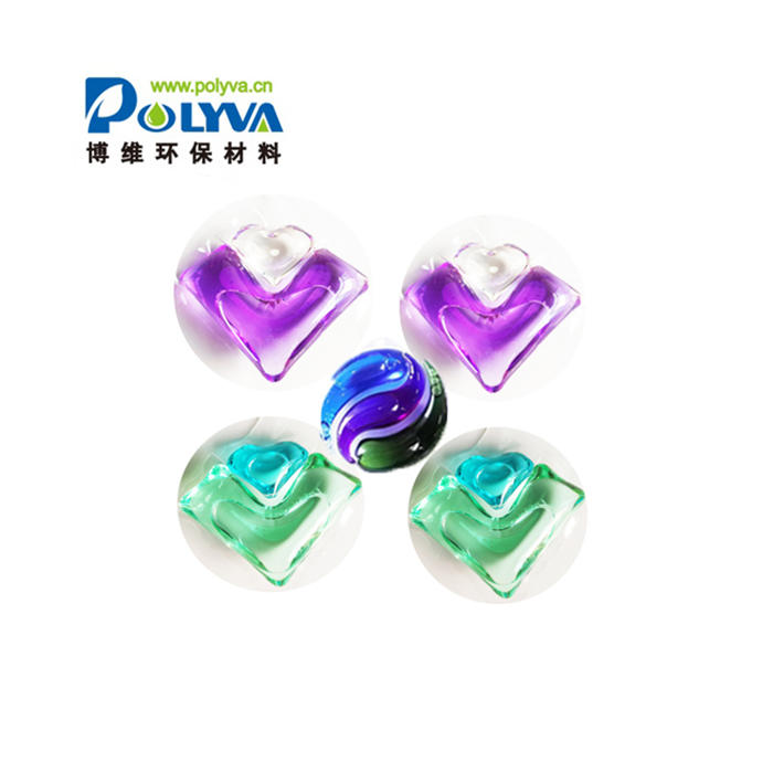 New OEM design flower heart soap capsule laundry pod private label laundry detergent