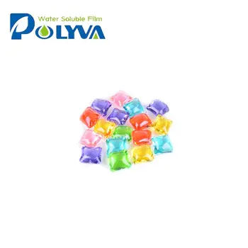 Commercial LiquidDetergent Laundry Detergent Pods with Blue Green Pink Purple White