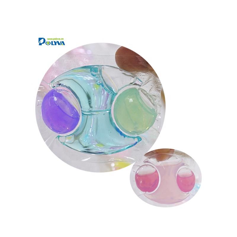 high quality 2 in 1 laundry detergent washing beads pods