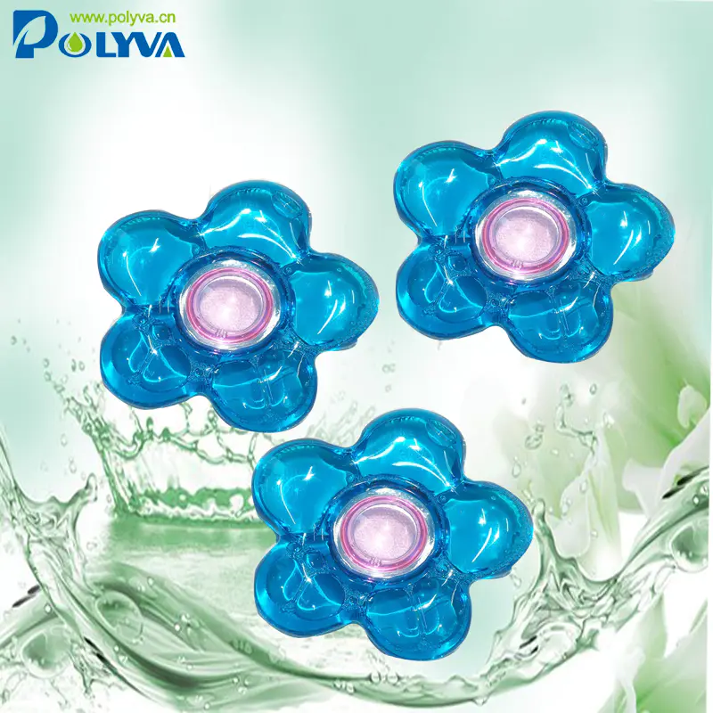 polyva High Quality Wholesale Laundry liquid Beads Condensate Detergent Pods Cloth Washing Pods