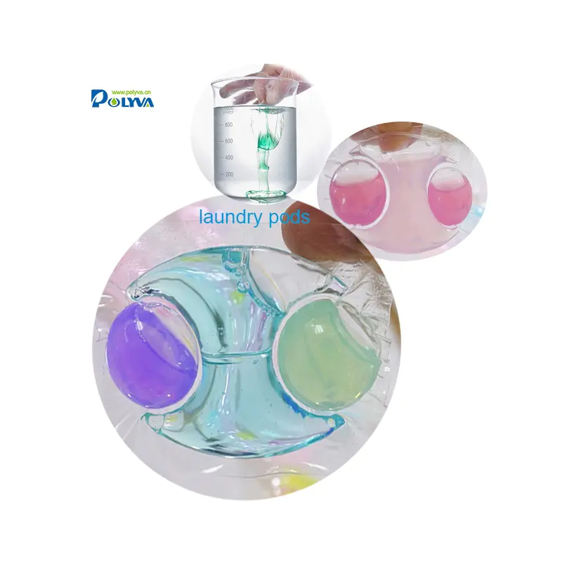 high quality 2 in 1 laundry detergent washing beads pods
