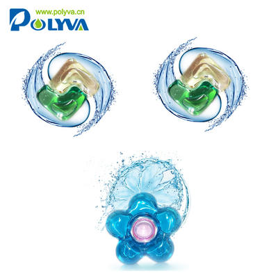 New OEM design water soluble laundry detergent pod scented beads washing Comfort liquid laundry pods