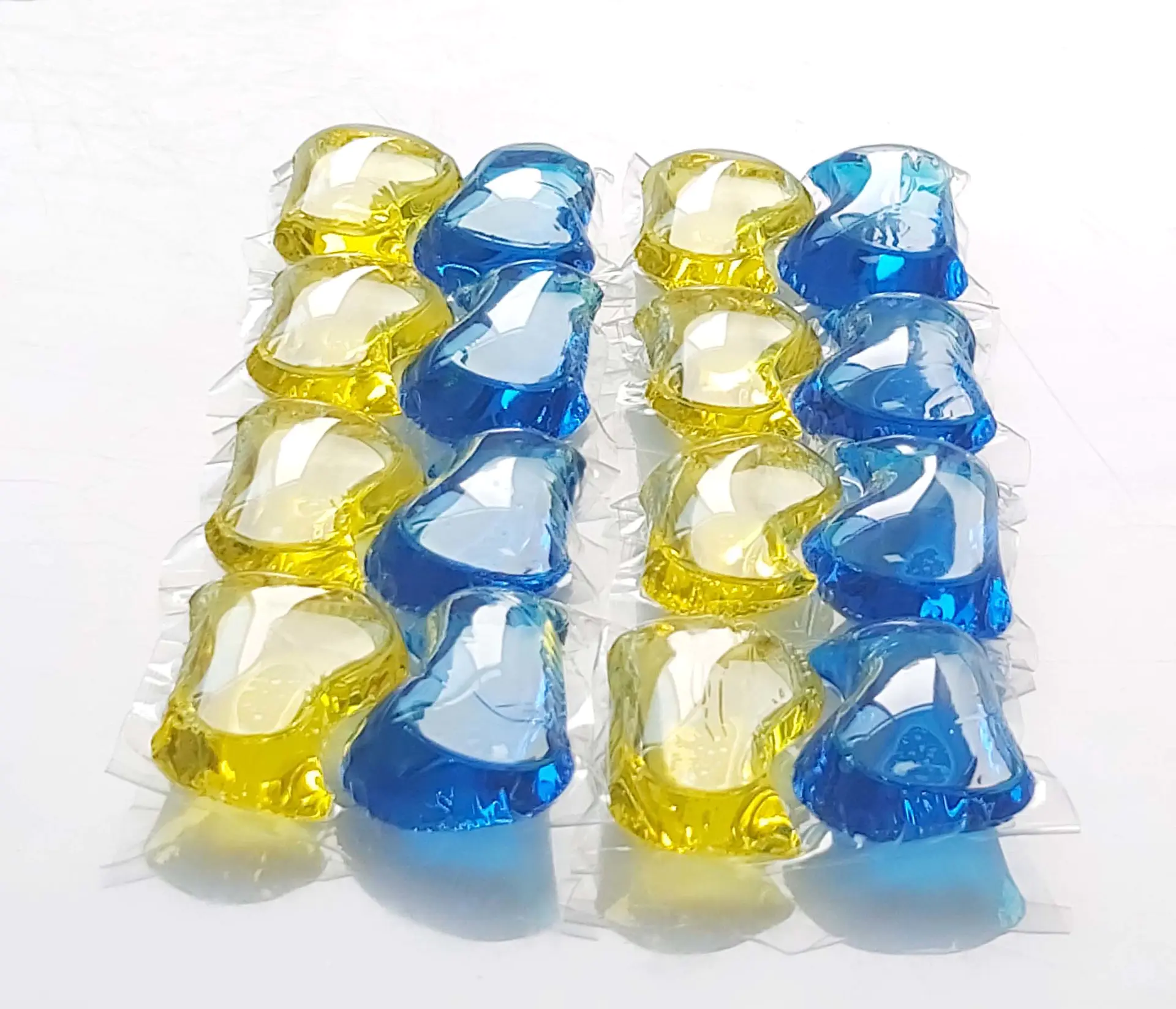 laundry water soluble pods High Quality Fragrance double chamber detergent capsules laundry pod