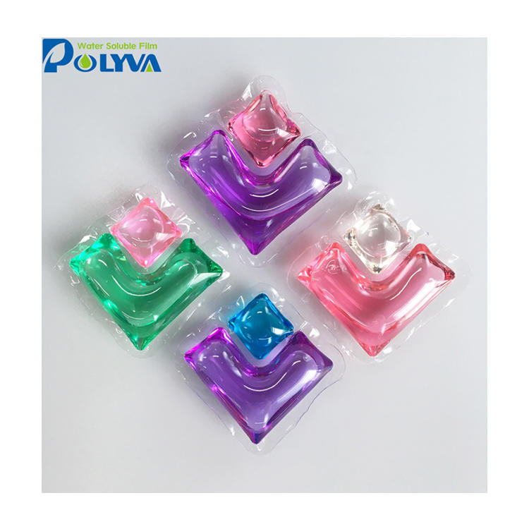 water soluble laundry liquid detergent scent pods