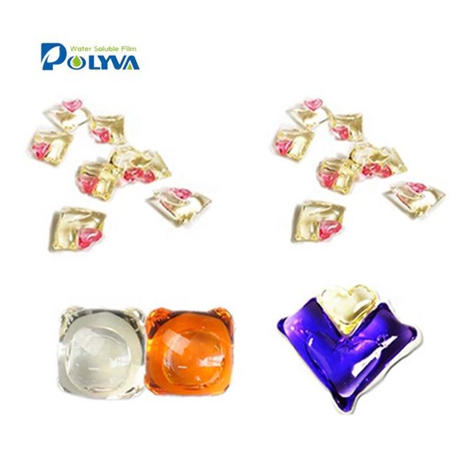 New OEM design dissolvable water soluble capsules scented beads washing water soluble laundry detergent pod