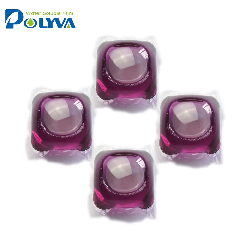 Polyva 2 in 1 liquid detergent capsules beads