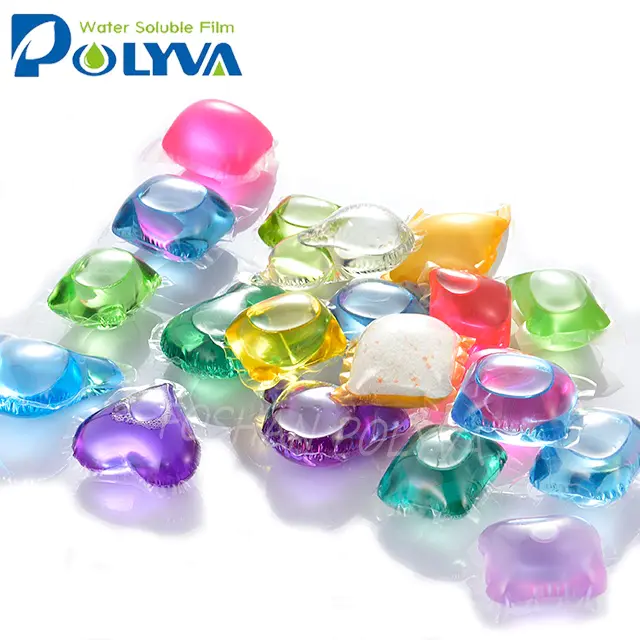 Polyva laundryliquiddetergent beads washing powder pods capsule