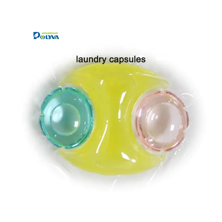 Polyva foam laundry detergent capsules/detergent liquid pods