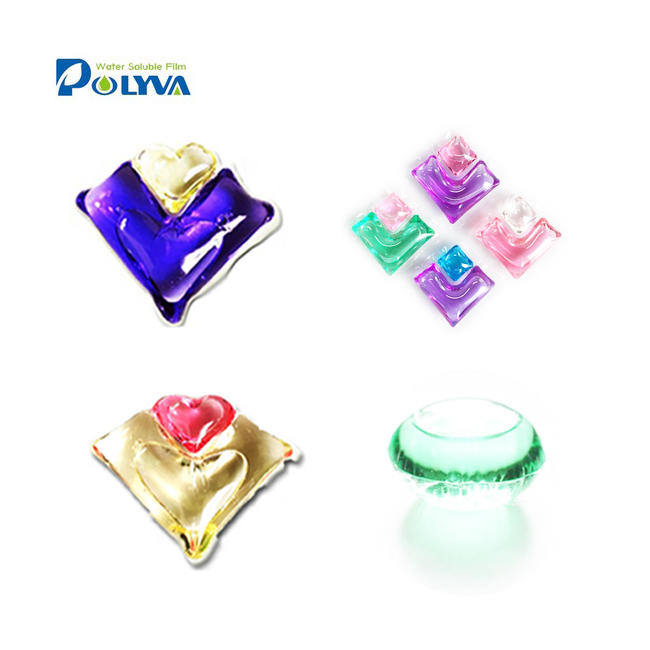 pva water soluble film laundry detergent capsule hand wash liquid soap laundry powder pods detergent