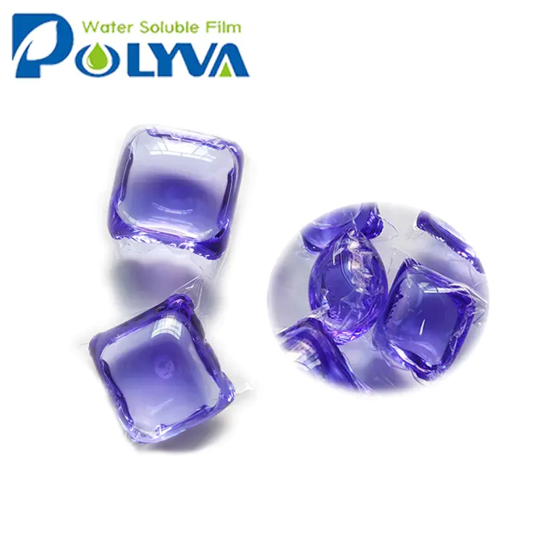 water soluble laundry liquid detergent scent pods