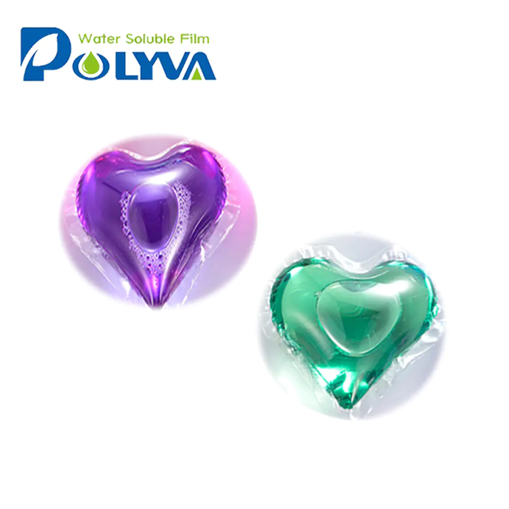 high quality pva water soluble film laundry liquid pods beads