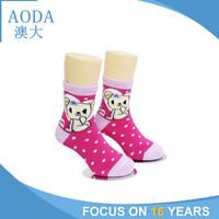 High Quality Cotton New Style Custom beautiful lovely young girls socks