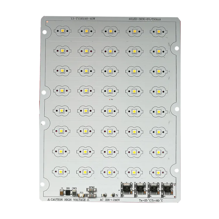 40W White Color 220v Driverless AC Ring Pcb 2835 Smd LED Module for Street Light