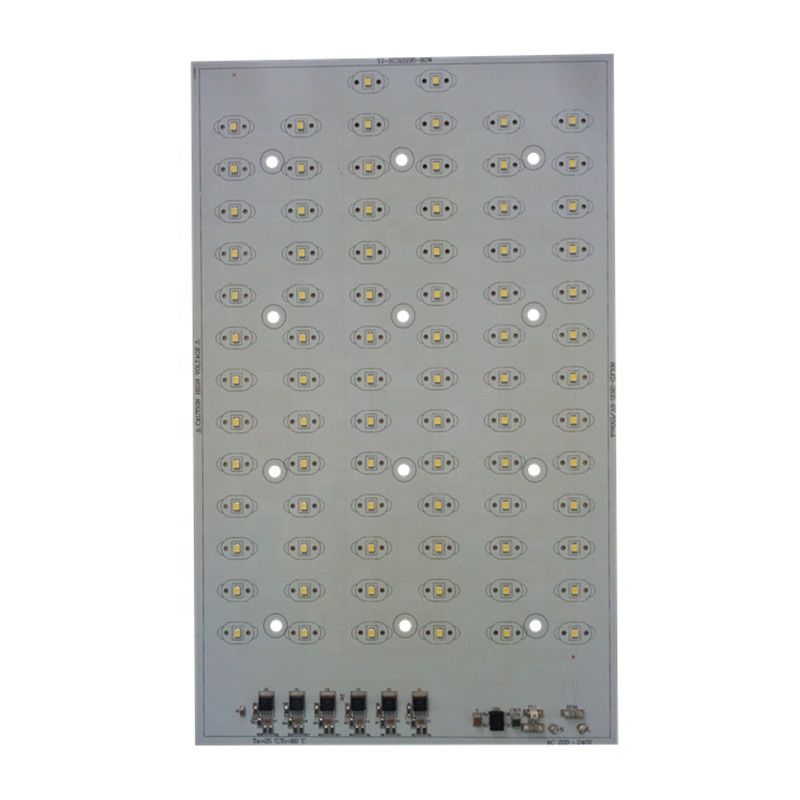 110 lm/WCE RoHs certification AC 220V SMD 2835 LEDs DOB driverless 55W led square pcb pcba linear module forLED Streetlight